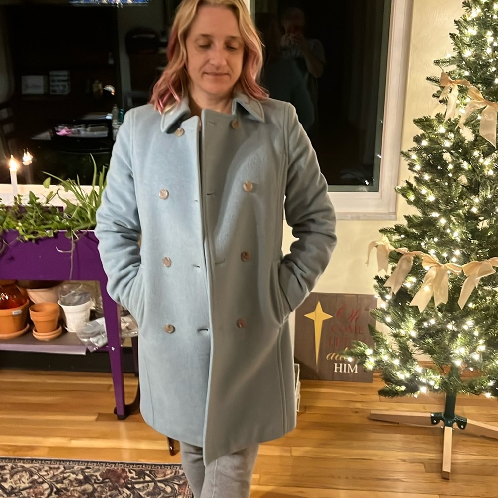 J.Crew wool & cashmere pea coat. Y2K. 2003. Excellent Condition. SZ.4